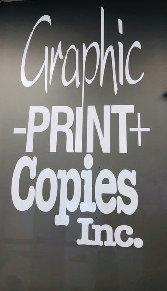 Custom Cut Vinyl Lettering